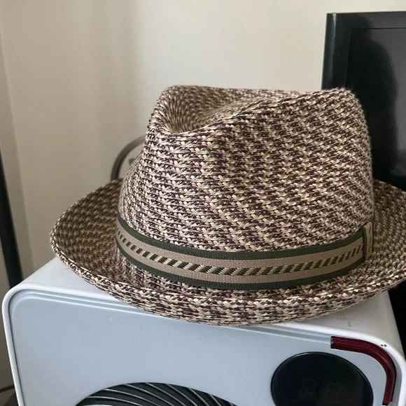 Bailey of Hollywood Men's Mannes Braided Fedora Trilby Hat - Picture 3 of 7